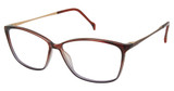 STEPPER Eyeglasses 30092 SI BROWN F150/BRN