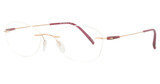 Silhouette Eyeglasses 5500 BA Rosegold/Raspberry/3530