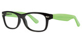 Modern Plastics II Eyeglasses Scoop black/lime