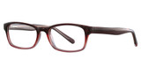 Continental Optical Imports Eyeglasses See N' Be Seen 60 Burgundy/Rose Fade