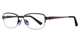 Sans Pareil Eyeglasses Linda Evans 363 Brown