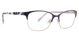 Vera Bradley Eyeglasses VB Sharon Plum Pansies/PLP