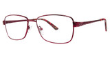 Genevieve Paris Design Eyeglasses Blessed Burgundy