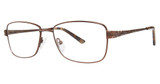 Genevieve Paris Design Eyeglasses Blessed Brown