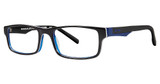 Shaquille O'Neal Eyeglasses Shaquille O'Neal 512Z Black Blue/172
