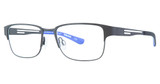 Shaquille O'Neal Eyeglasses Shaquille O'Neal 513M Jet Black/Blue/172