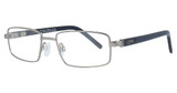 Art-Craft Eyeglasses WF481 Gunmetal/Blue Temples/48193/17