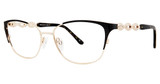 Sophia Loren Eyeglasses Sophia Loren M297 Gold/Black/235