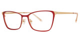 Vera Wang Eyeglasses VA42 Red/RD