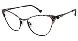 BETSEY JOHNSON Eyeglasses TEATIME LEOPARD/LEO