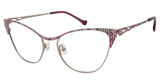 BETSEY JOHNSON Eyeglasses TEATIME ROSE/ROS
