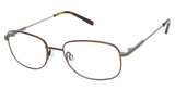 TITANflex Eyeglasses M998 brown/dark gunmetal/BRN
