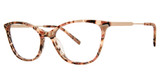 Vera Wang Eyeglasses V580 Marbled Rose/RO