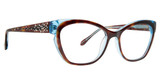Badgley Mischka Eyeglasses Alexine Tortoise/TORT