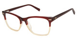 Ted Baker Eyeglasses TWBIO001 burgundy/BUR
