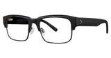 Randy Jackson Eyeglasses Randy Jackson 1120 BLACK/GREY/016