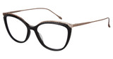 Laura Ashley Eyeglasses VIANA BLACK/BLK