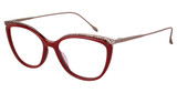 Laura Ashley Eyeglasses VIANA RED/RED