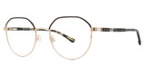Via Spiga Eyeglasses Via Spiga Demetra Black/Gold/500
