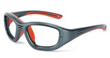 Nano Eyeglasses NSP23 PEARL MT GREY ORANGE RED/5