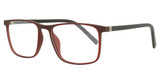MILLENNIAL Eyeglasses PETER Burgundy Black