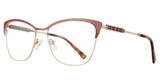 Serafina Eyewear Eyeglasses Belle Burgundy