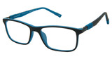 AÉROPOSTALE Eyeglasses Individual Black/Teal/BLACK/TEAL