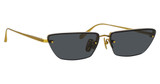 Linda Farrow LFL1513S CLEO YELLOW GOLD/ GREY/001