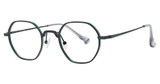 Konishi Eyeglasses KONISHI KT5616 Matte Black/Green/C2