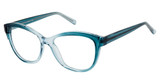 New Globe Eyeglasses L4105 Teal/TEAL