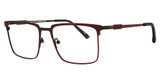 Konishi Eyeglasses KONISHI KS1701 Black/Crimson/C1