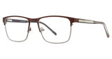 Vivid Eyeglasses vivid 425 brown/gunmetal