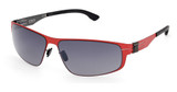 ic! berlin Eyeglasses IC0063 red/other / gradient smoke/68B