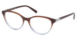 Viva Eyeglasses VV50024 shiny dark brown/048