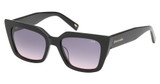 Abercrombie & Fitch Kids Eyeglasses AK00001 shiny black / gradient bordeaux/01T