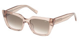 Abercrombie & Fitch Kids Eyeglasses AK00001 shiny beige / gradient brown/57F