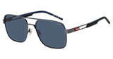 Hugo Eyeglasses HG 1384/S/US DKRUT BLK/0V81