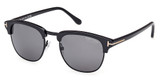 Tom Ford Eyeglasses FT0248 shiny black / smoke polarized/01D