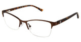 Ann Taylor Eyeglasses AT602 Mt Brn / Tort/C02