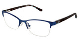 Ann Taylor Eyeglasses AT602 Mt Nvy /Bl Tort/C03