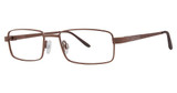 Modern Metals Eyeglasses Slam Dunk matte brown