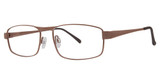 Modern Metals Eyeglasses Blitz matte brown