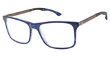 Champion Eyeglasses TRIL NAVY/NAVY HORN/C03