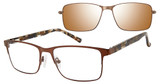 REVOLUTION Eyeglasses SHELTON BROWN/BRN