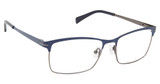 Superflex Eyeglasses SF-1125T Blue Gunmetal/M201