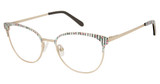 BETSEY JOHNSON Eyeglasses LIL MISS Gold/GLD