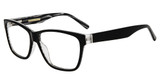 Christian Siriano Eyeglasses CHARLOTTE BLACK PATTERN/BLKPT