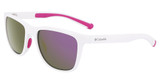 Columbia Eyeglasses C567SP RIVER CHILL SHINY WHITE & PINK/PINK GOLD M/103