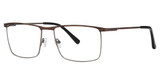 B.M.E.C. Eyeglasses BIG SPACE brown/gunmetal