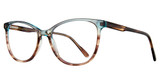 Serafina Eyewear Eyeglasses Maggie Teal
